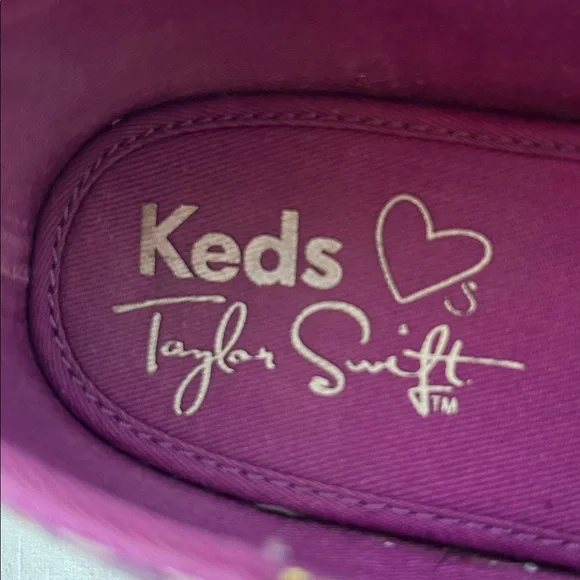 Keds Taylor Swift Women's Purple Patterned Sneakers - Picture 8 of 9